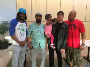 The Cooler Bandits 4 John Lucas with the guys