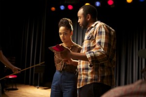 Tessa Thompson and Justin Simien