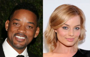 Will Smith and Margot Robbie
