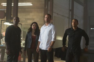 Furious 7 Tyrese Gibson Michelle Rodriguez Paul Walker Chris Bridges