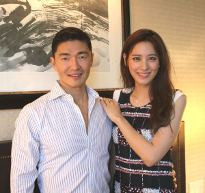 Rick Yune and Claudia Kim