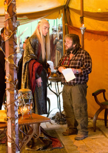 The Hobbit The Battle of the Five Armies 65 - Lee Pace and Peter Jackson