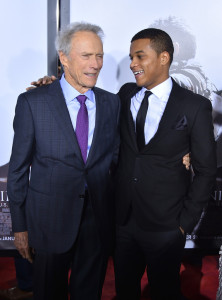 Clint Eastwood and Cory Hardrict