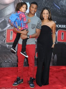 Cory Hardrict, wife Tia Mowry and son Cree Taylor Hardrict
