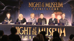 Night at the Museum 3 Secrets of the Tomb Press Conference cast