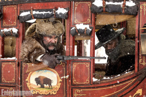The Hateful Eight EW pic Kurt Russell and Samuel L. Jackson
