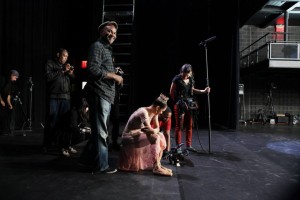 Director Nelson George with Misty Copeland