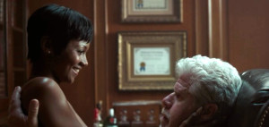 Hand of God Emayatzy Corinealdi and Ron Perlman
