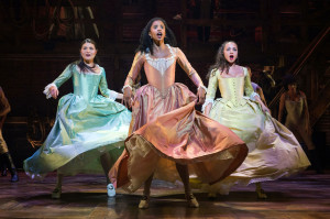 Hamilton - Phillipa Soo, Renée Elise Goldsberry, and Jasmine Cephas Jones