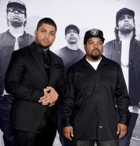 O'Shea Jackson, Jr. and his father O'Shea Jackson aka Ice Cube