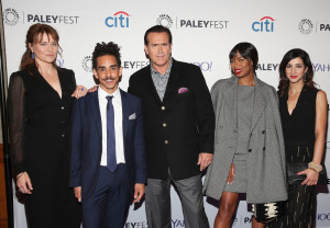 Ash Vs. Evil Dead - Lucy Lawless, Ray Santiago, Bruce Campbell, Jill Marie Jones and Dana DeLorenzo