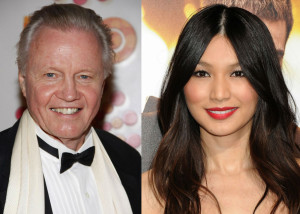 Jon Voight and Gemma Chan