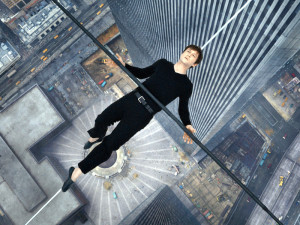 Philippe Petite (Joseph Gordon-Levitt) in TriStar Pictures' THE WALK.