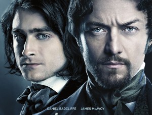 Daniel Radcliffe and James McAvoy pic