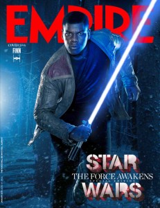 Star Wars The Force Awakens Empire cover - John Boyega as Finn