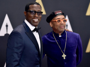 Wesley Snipes and Spike Lee