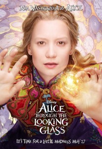 Alice Through the Looking Glass Poster - Mia Wasikowska as Alice