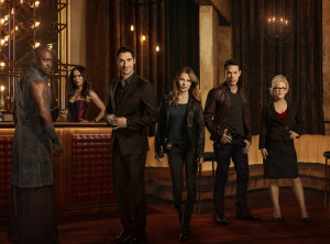 Lucifer - DB Woodside, Lesley-Ann Brandt, Tom Ellis, Lauren German, Kevin Alejandro and Rachael Harris