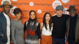 Smart People cast - Mahershala Ali, Lydia Diamond, Tessa Thomson, Anne Son, Joshua Jackson, and Kenny Leon