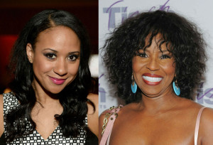 Tracie Thoms and Pauletta Washington