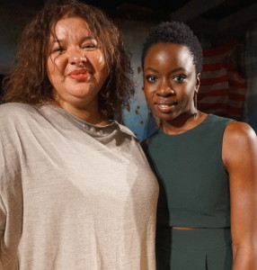 Director Liesl Tommy and playwright Danai Gurira