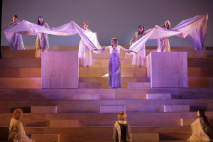 A scene from "Easter Mysteries," a filmed musical version of The