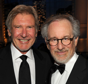 Harrison Ford and Steven Spielberg