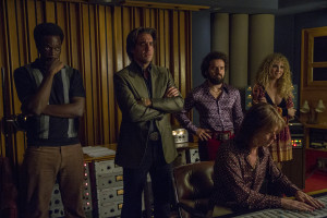 Vinyl - Ato Essandoh as Lester Grimes, Bobby Cannavale as Richie Finestra, Max Casella as Julie Silver, Juno Temple as Jamie Vine
