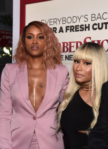 Barbershop The Next Cut premiere - Eve and Nicki Minaj