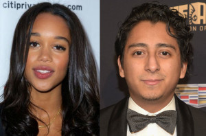 Laura Harrier and Tony Revolori