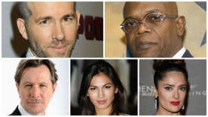 The Hitman's Bodyguard cast collage