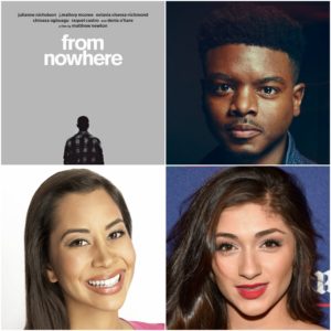 From Nowhere cast - J. Mallory McCree, Octavia Chavez-Richmond and Raquel Castro