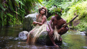 Tanna 1 Dain and Wawa on rock