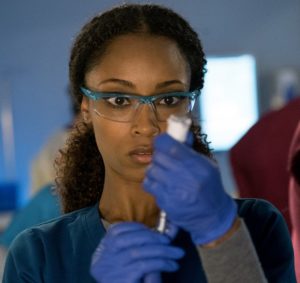 Yaya DaCosta in Chicago Med