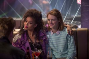Black Mirror Season 3 San Junipero Gugu Mbatha-Raw and Mackenzie Davis