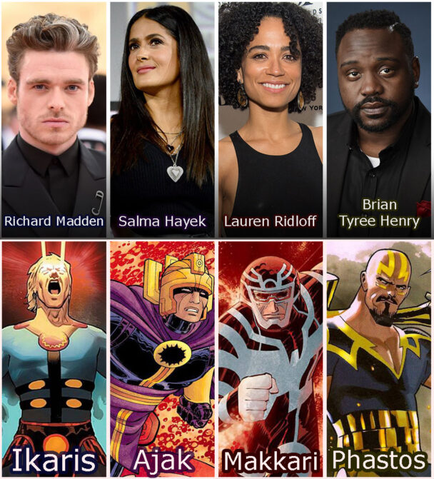 D23 Expo 2019 Meet Marvels' The Eternals, Cast, Heroes