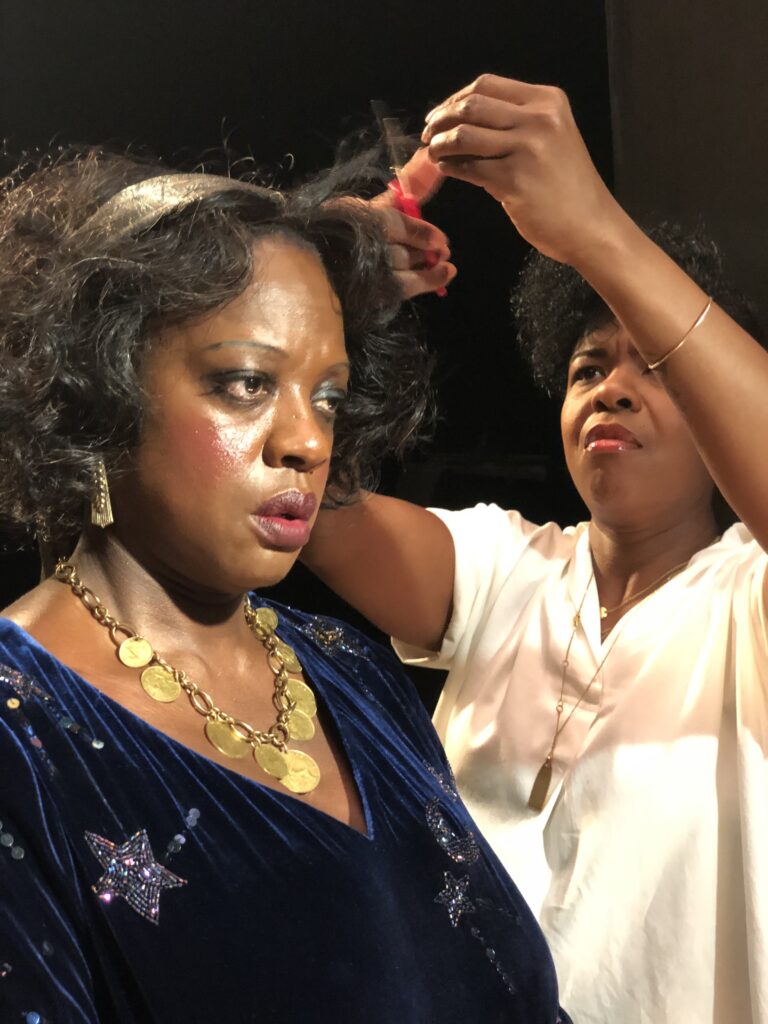 blackfilm.com speaks hair makeup team Ma Rainey's Black Mia Neal hair Matiki Anoff (makeup Ma Rainey's Black hair Ma Rainey's hair