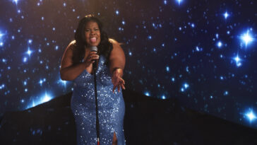 Amber Riley talks 'Christmas Déjà Vu'